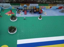 深圳龙岗幼儿园塑胶地面 EPDM橡胶地面_幼儿园塑胶地面工程案例_广东
