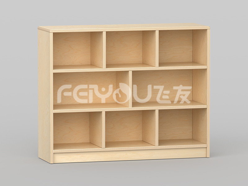 桦木八格玩具柜-067