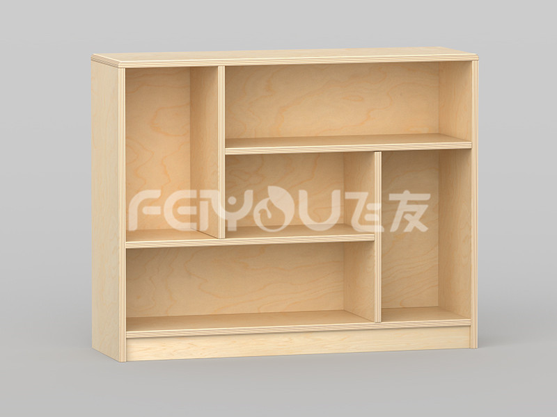 桦木五格玩具柜-068