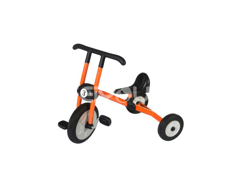 橙色三轮脚踏车-001