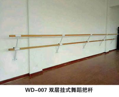 双层挂式舞蹈把杆