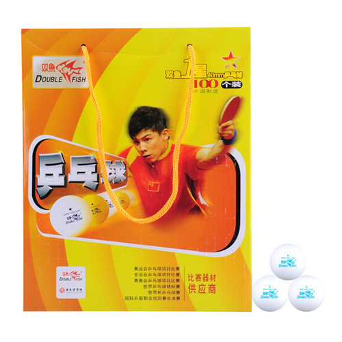 双鱼一星乒乓球(100个装)