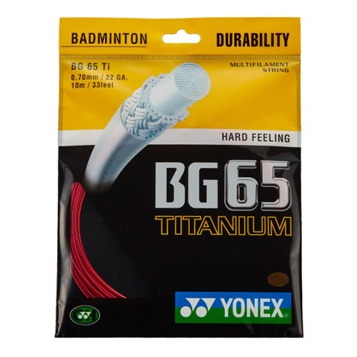 尤尼克斯BG65TICH羽毛球线