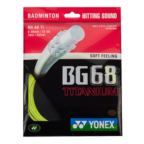 尤尼克斯BG68TICH羽毛球线