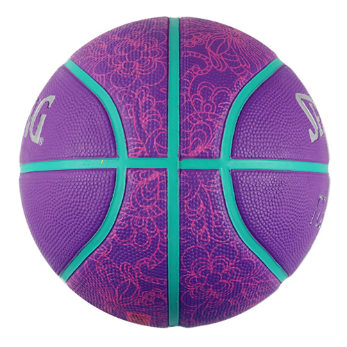 斯伯丁nba4her女子6号篮球(紫色)