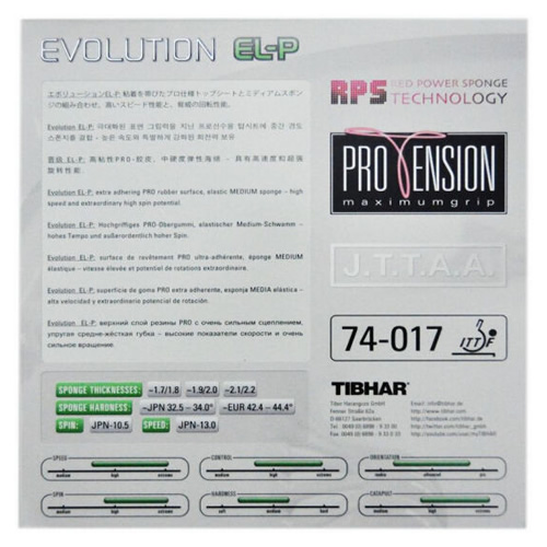 挺拔EVOLUTION EL-P变革全能乒乓球套胶图2