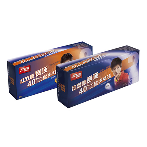 红双喜赛顶二星40MM乒乓球