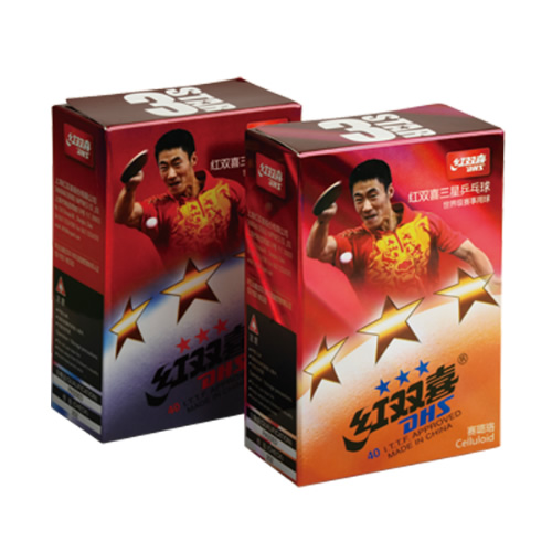 红双喜三星40MM乒乓球