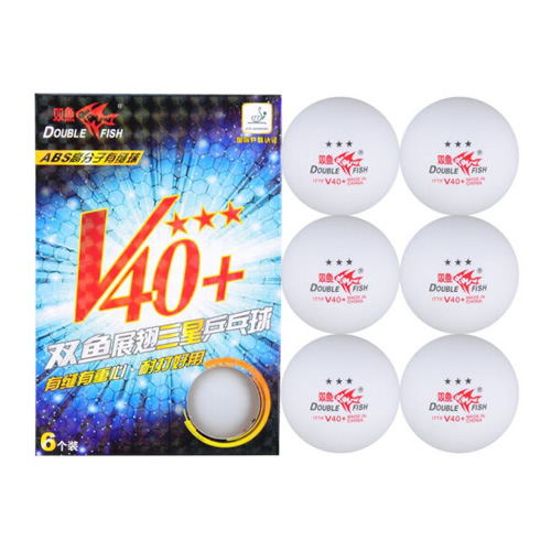 双鱼展翅V40+三星乒乓球(6个装)