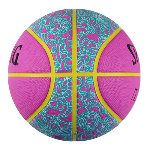 斯伯丁nba4her女子6号篮球(粉色)
