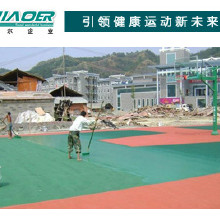 网球场塑胶地板 运动场地坪厂家 丙烯酸球场制造