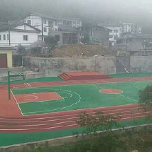 【明固建材】东莞丙烯酸场地 环氧地坪塑胶球场 环氧地坪环保认证