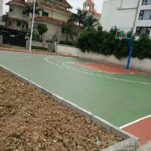 利达水性硅PU蓝球场材料、网球场材料厂家可介绍施工的厂家佛山球场材料厂家、供应佛山硅PU球场材料