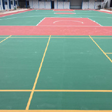 天津 硅PU篮球场羽毛球场 复合型硅PU球场材料 硅PU篮球场地面施工 硅PU网球场材料厂家