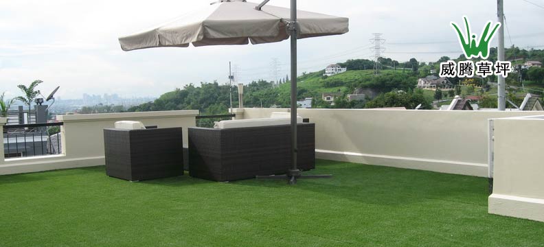 施工方案  屋顶绿化,屋顶人造草坪,楼顶隔热材料,尽在威腾人造草坪