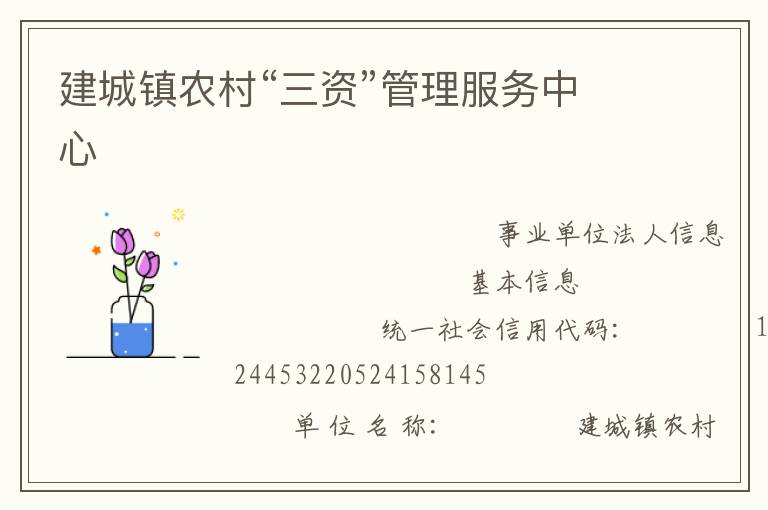 建城镇农村“三资”管理服务中心