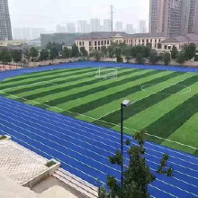 塑胶地坪塑胶跑道硅pu球场人造草坪厚冠透气型塑胶跑道