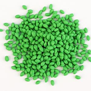 米粒状颗粒：绿色