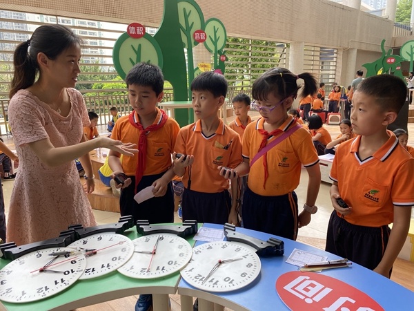 开发区中心小学开展数学“量感“主题围学赛活动