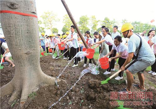 顺德一中西南学校拉开共建“最美校园”序幕