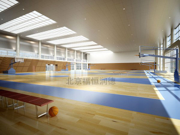 拼装木地板篮球馆