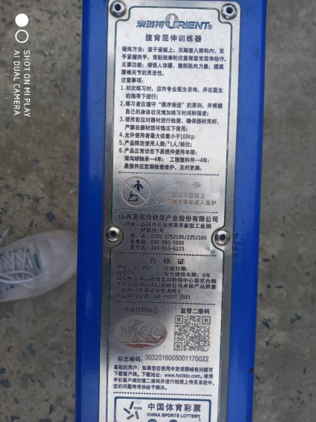 腹背屈伸训练器