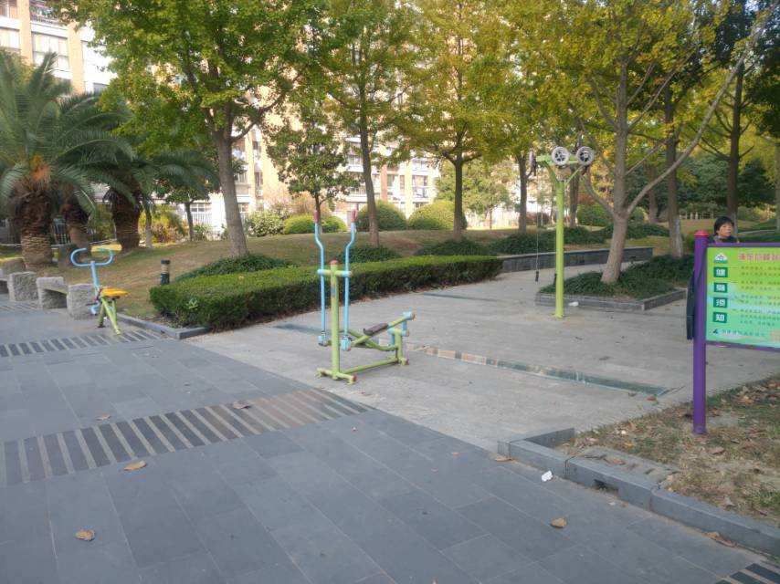 浦东巨峰路399弄中心花园健身点