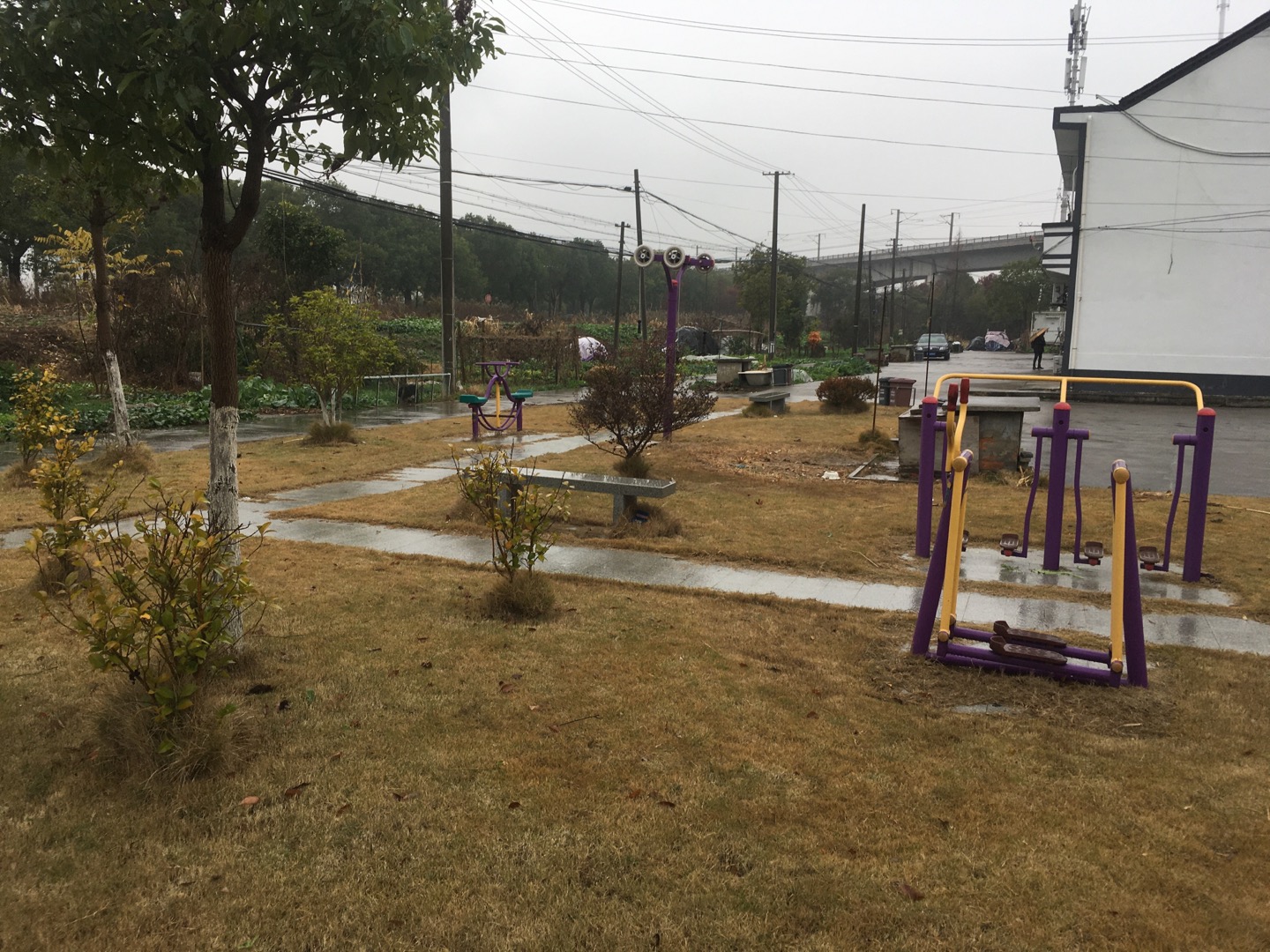 黄桥村黄泥泾队健身点