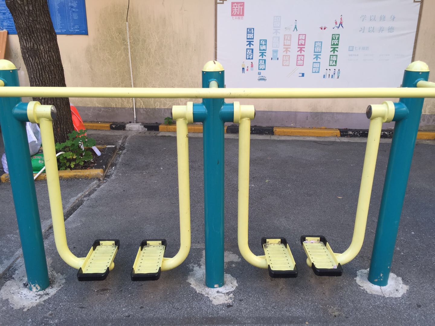 双位太空漫步机