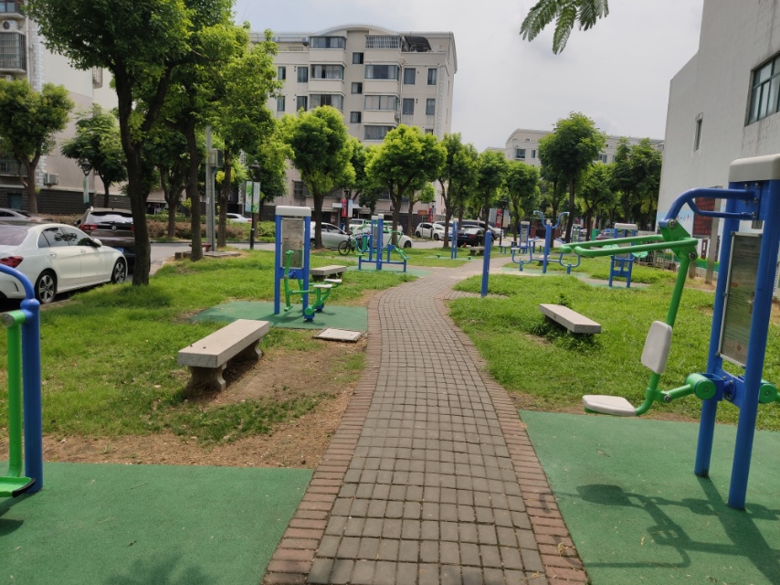 梦里水乡小区健身点