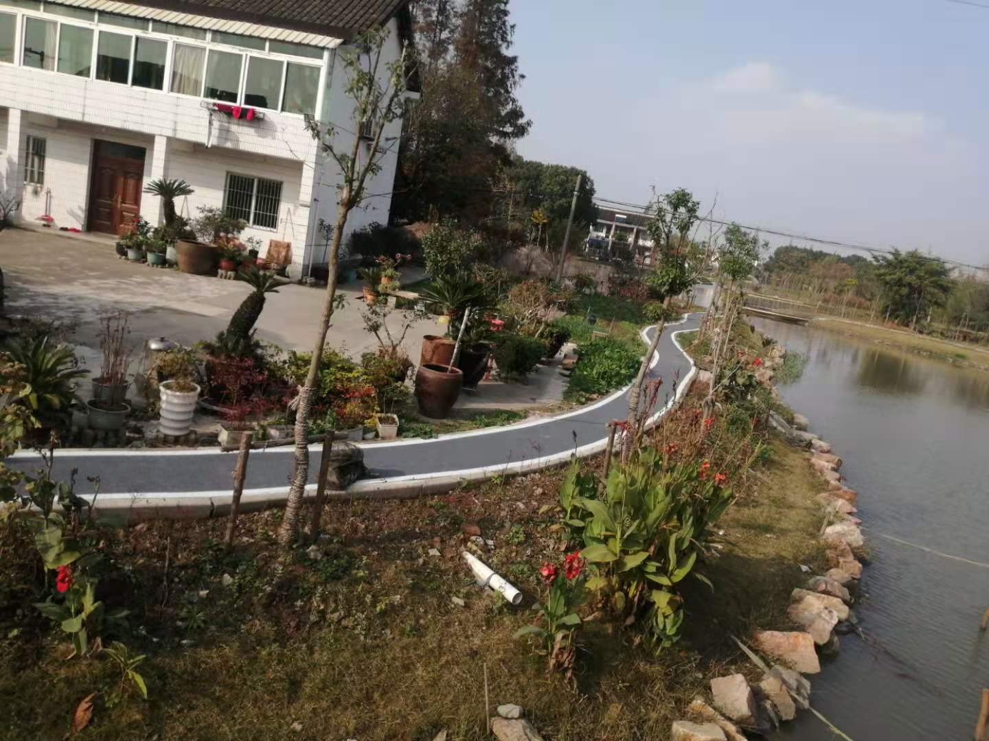 白鹤镇红旗村项家埭市民健身步道