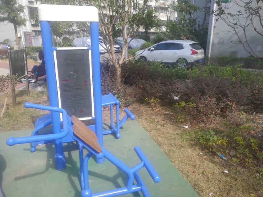 双立柱腹背训练器