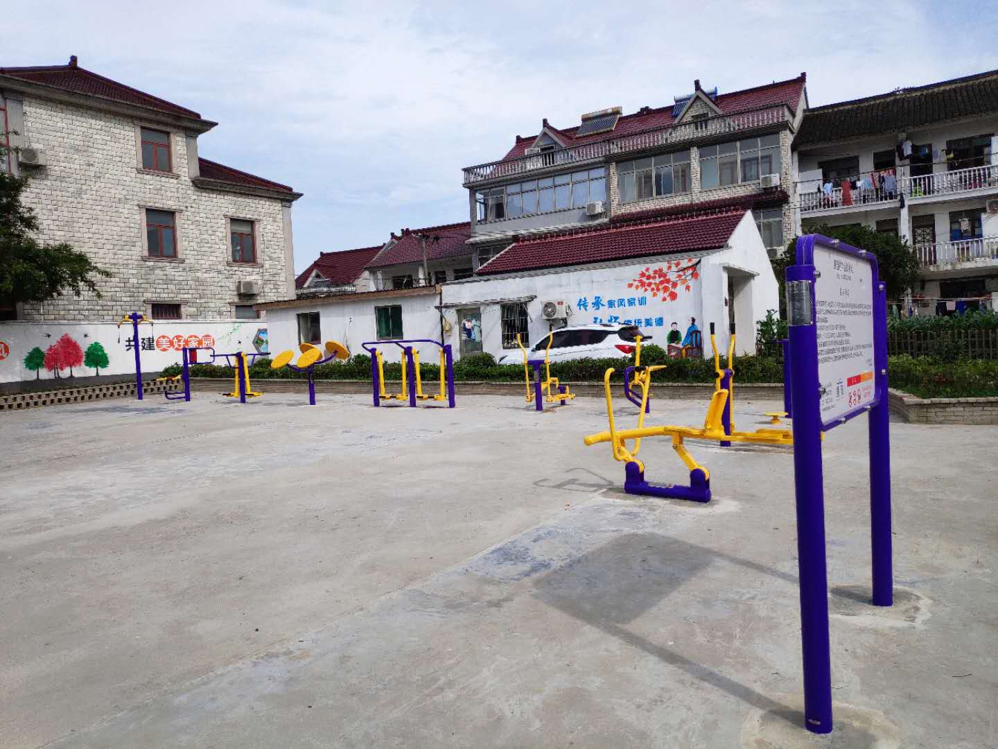 航头镇果园村4组健身苑点