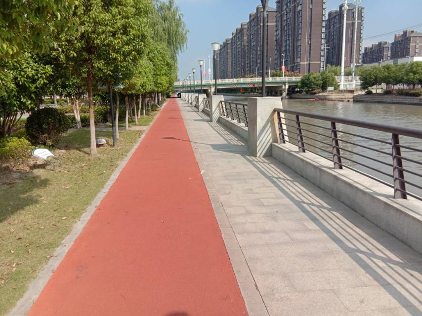 洞泾镇滨湖休闲绿地健身步道（二）