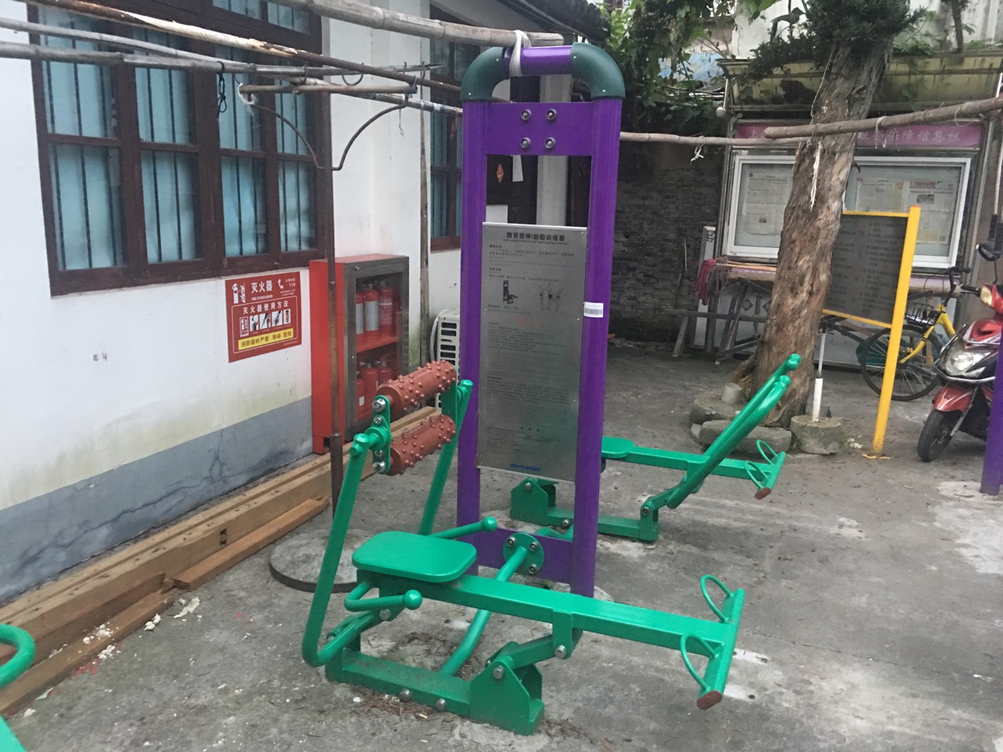 腹背屈伸/划船训练器