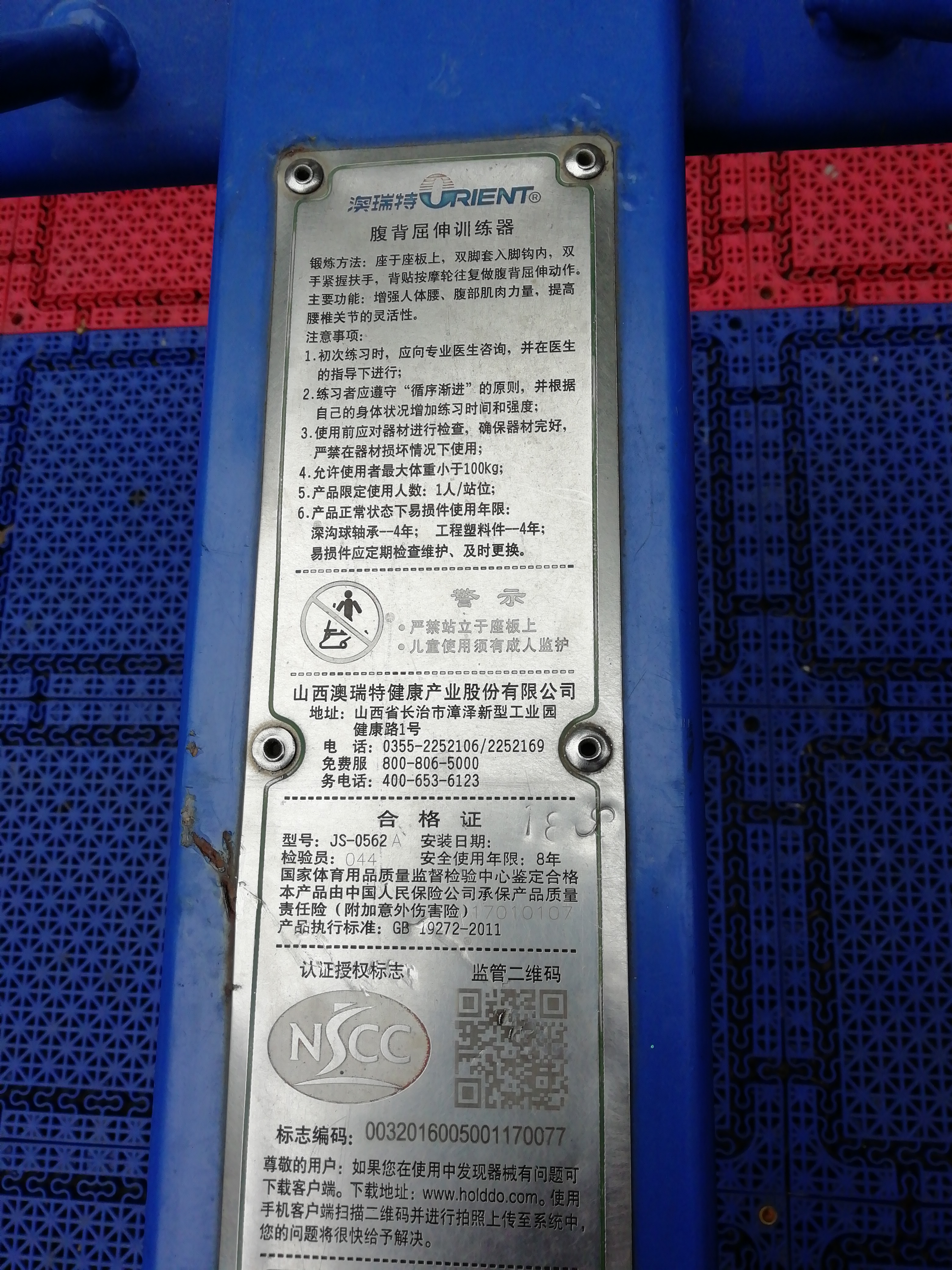 腹背屈伸训练器