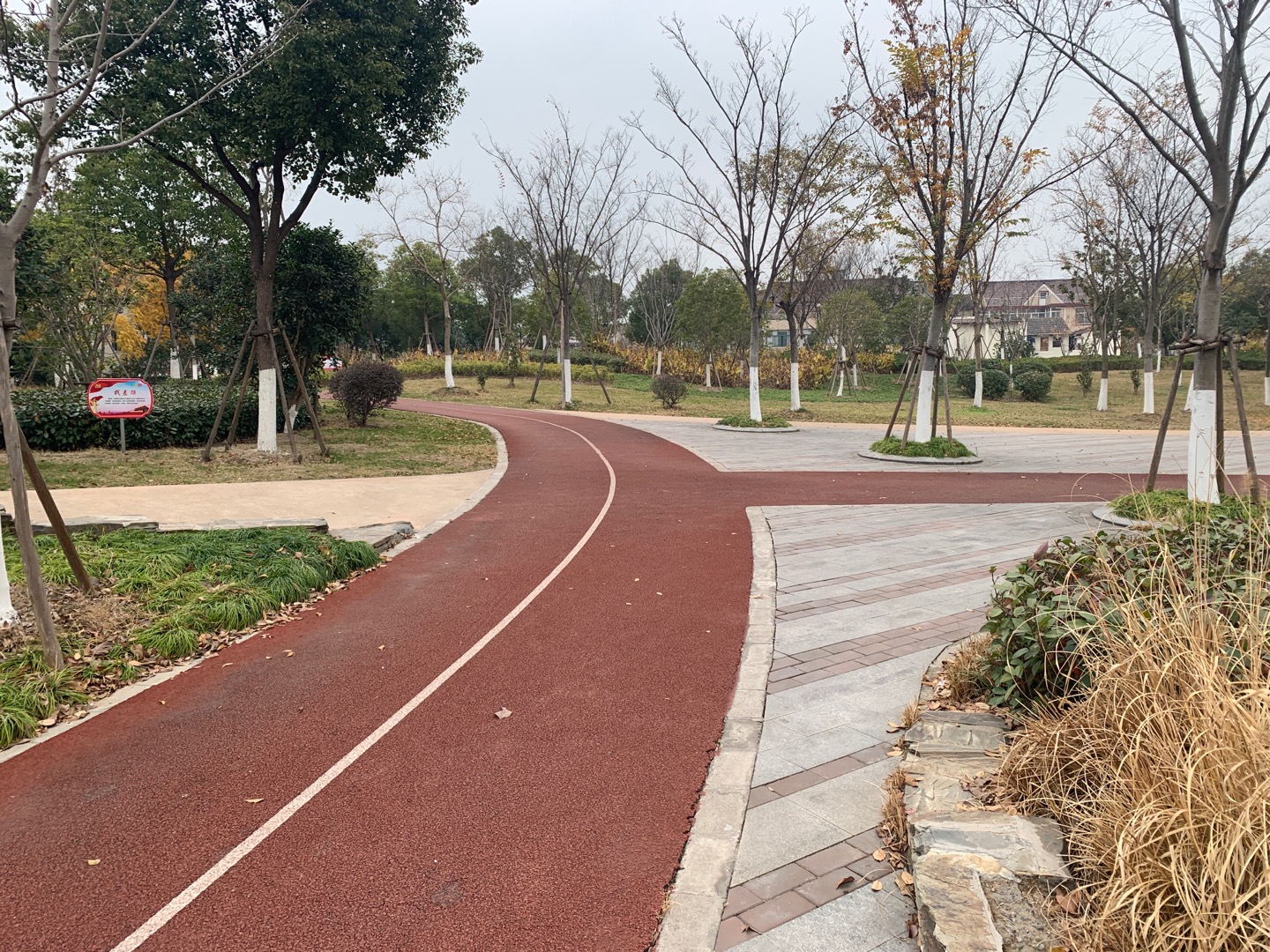 许浦村公共绿地健身步道