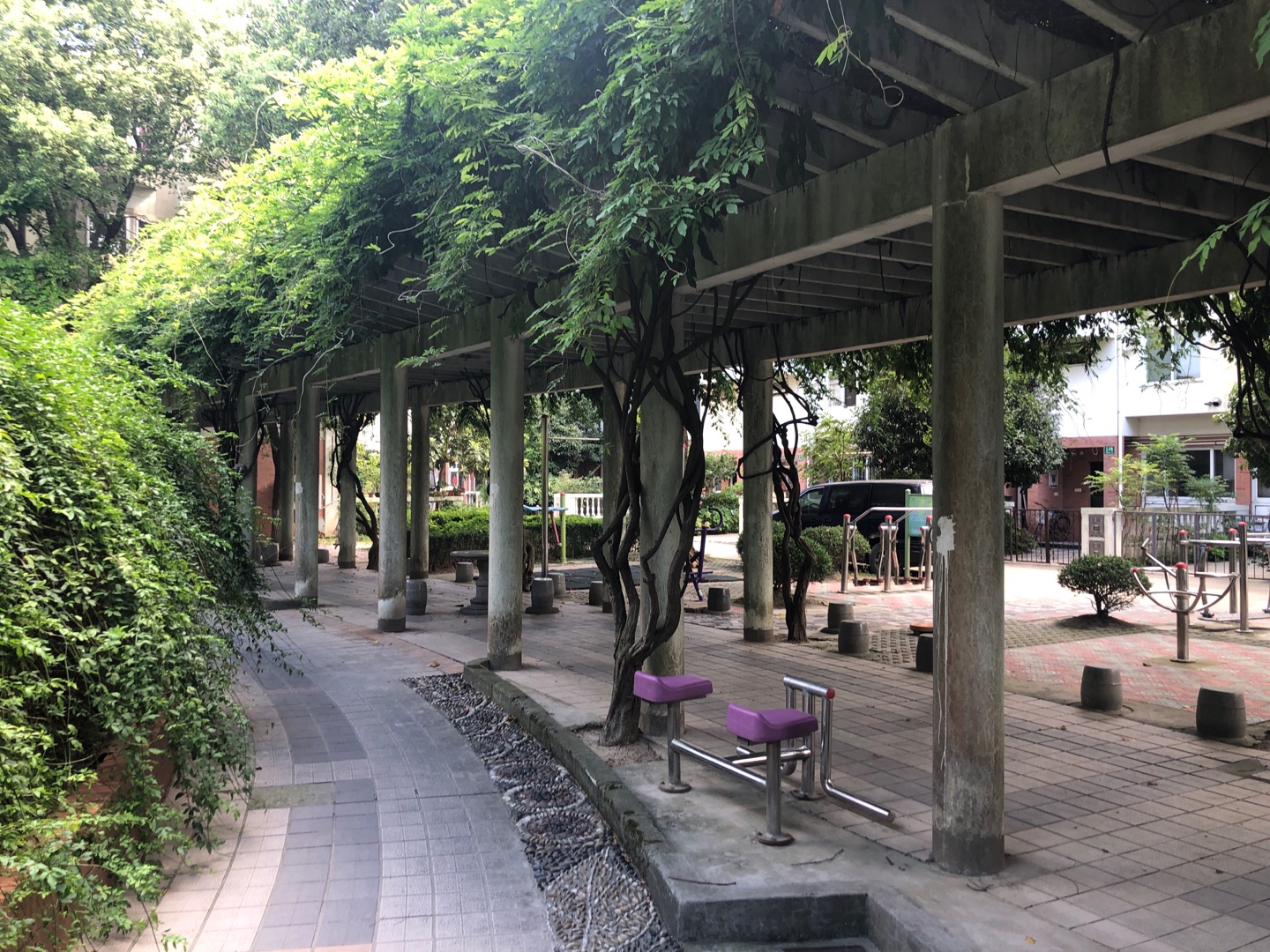桥园居委园中苑市民益智健身点