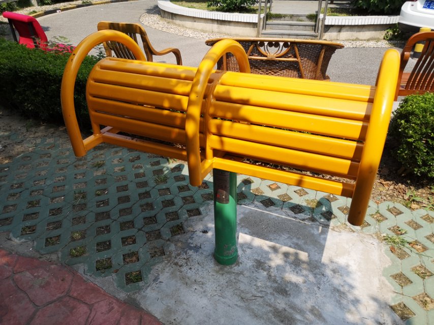 双位伸腰伸背器