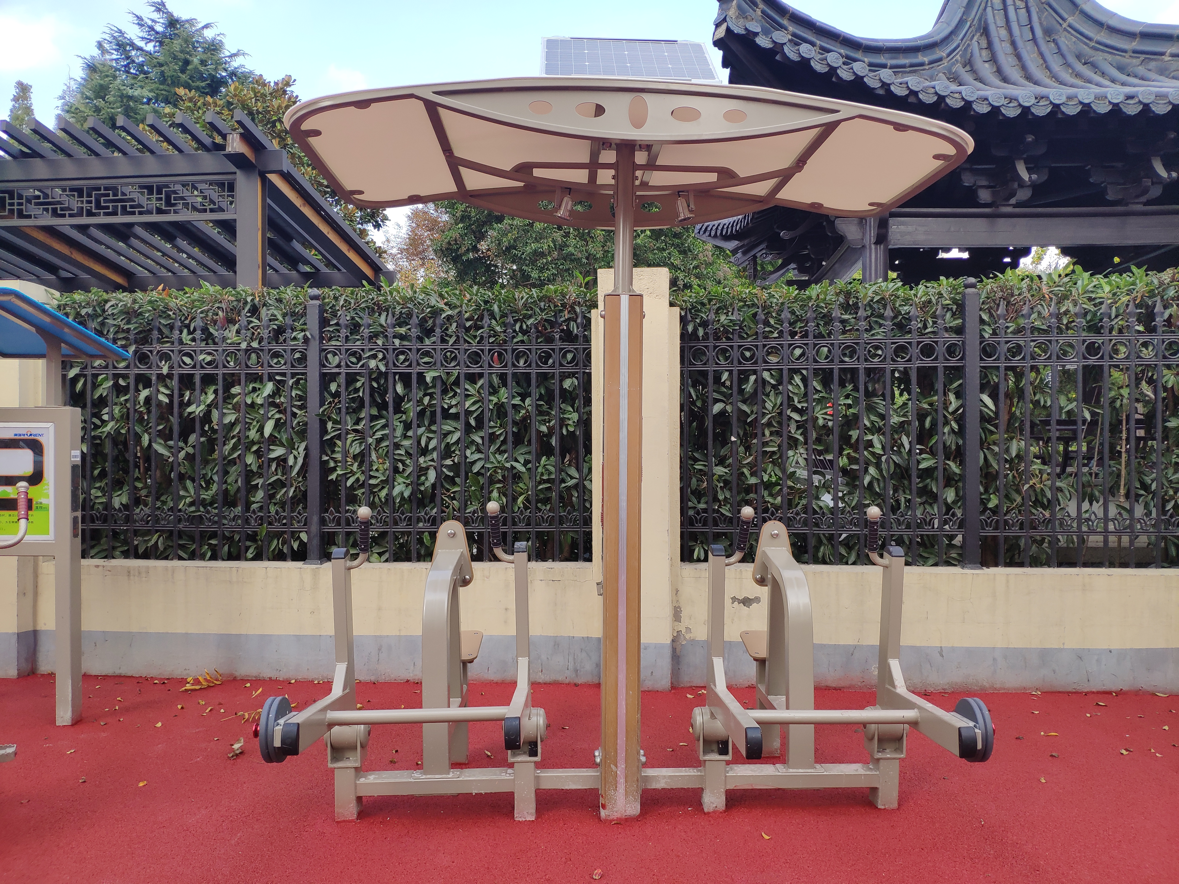 双位划船训练器