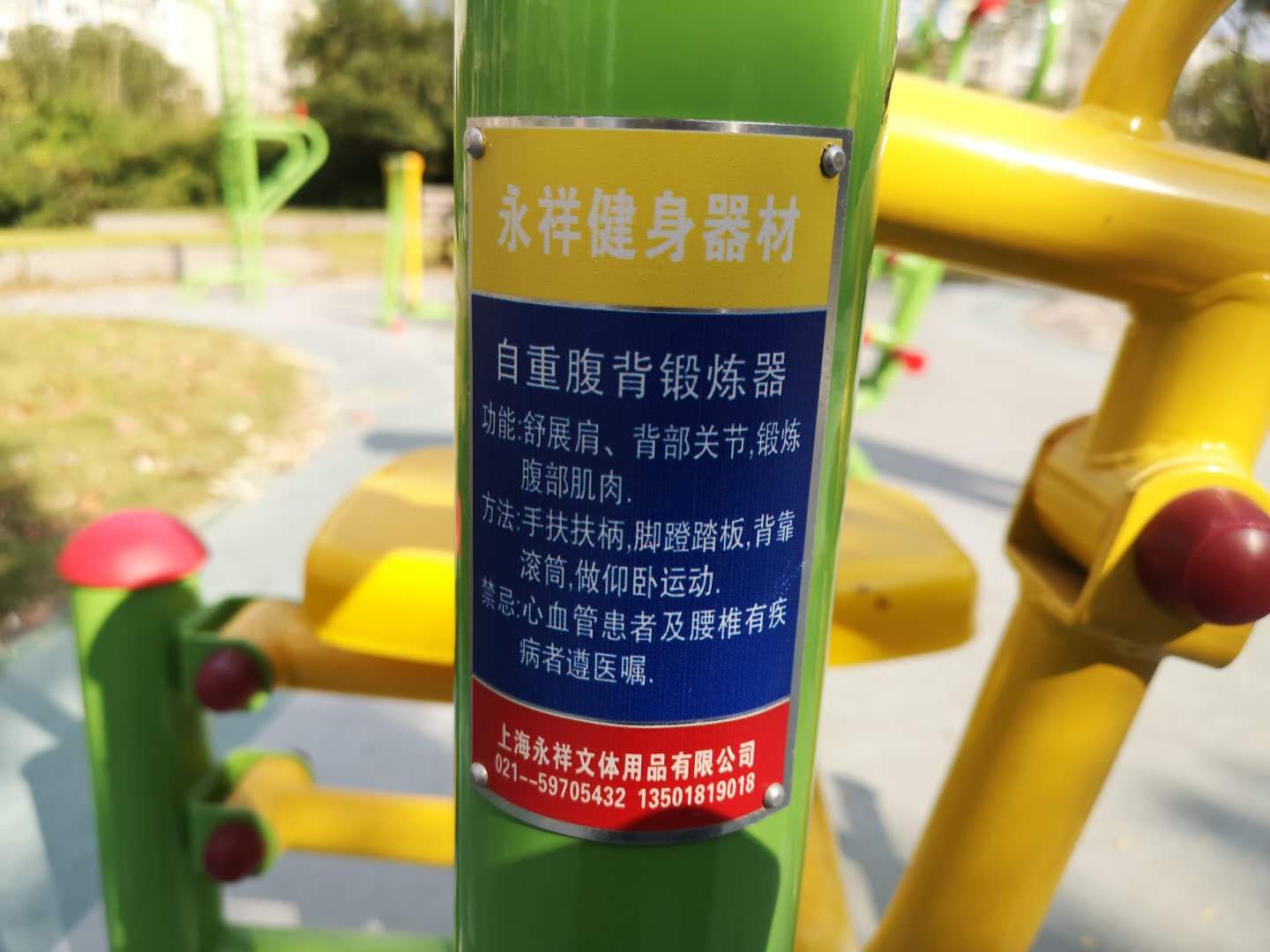 自重腹背锻炼器