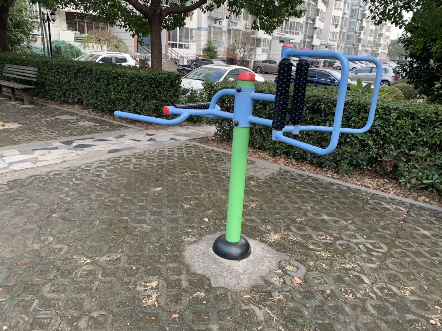 双人腰背按摩器