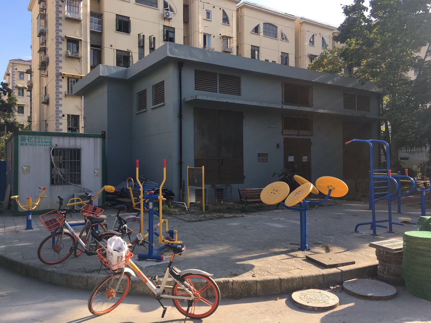 罗山一居健身点