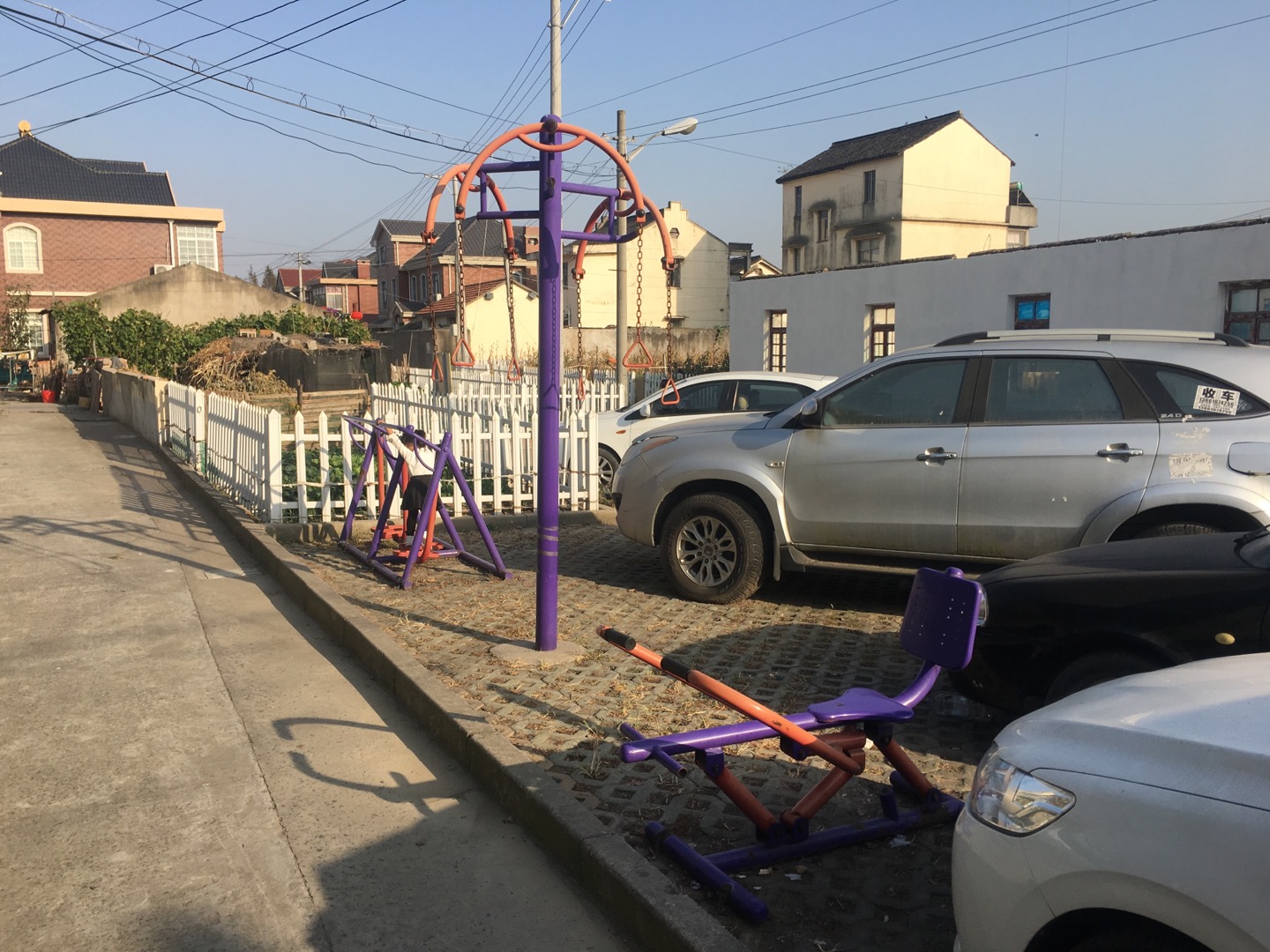 浦东新区合庆镇朝阳村丁家宅健身苑点
