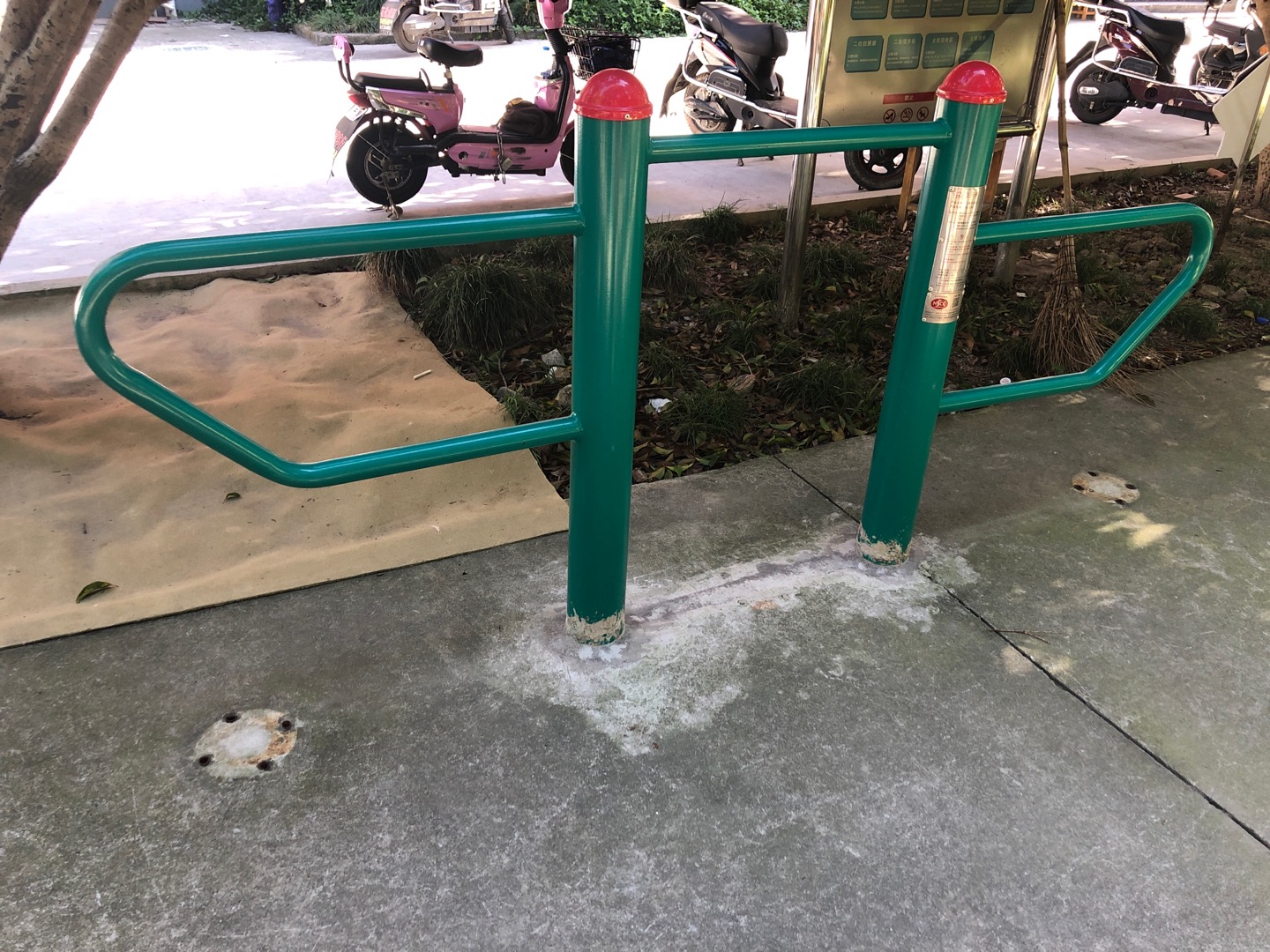 三联压腿架