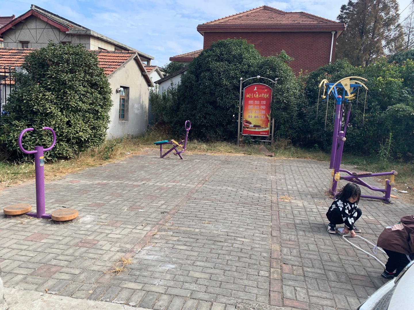 顾东村9队健身点