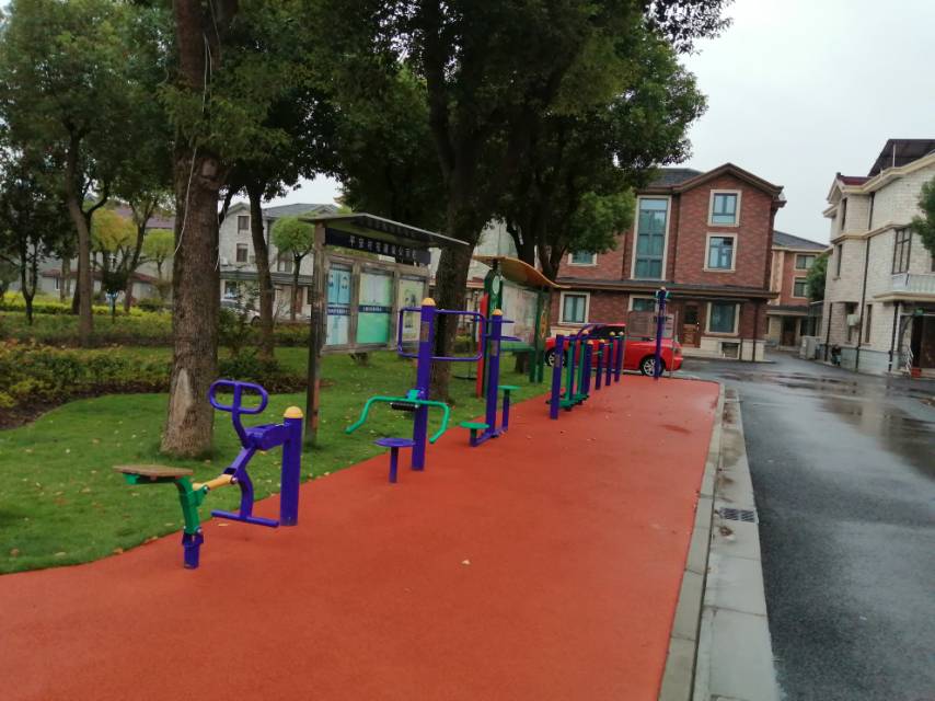 马桥镇旗忠村市民益智健身苑点(E)