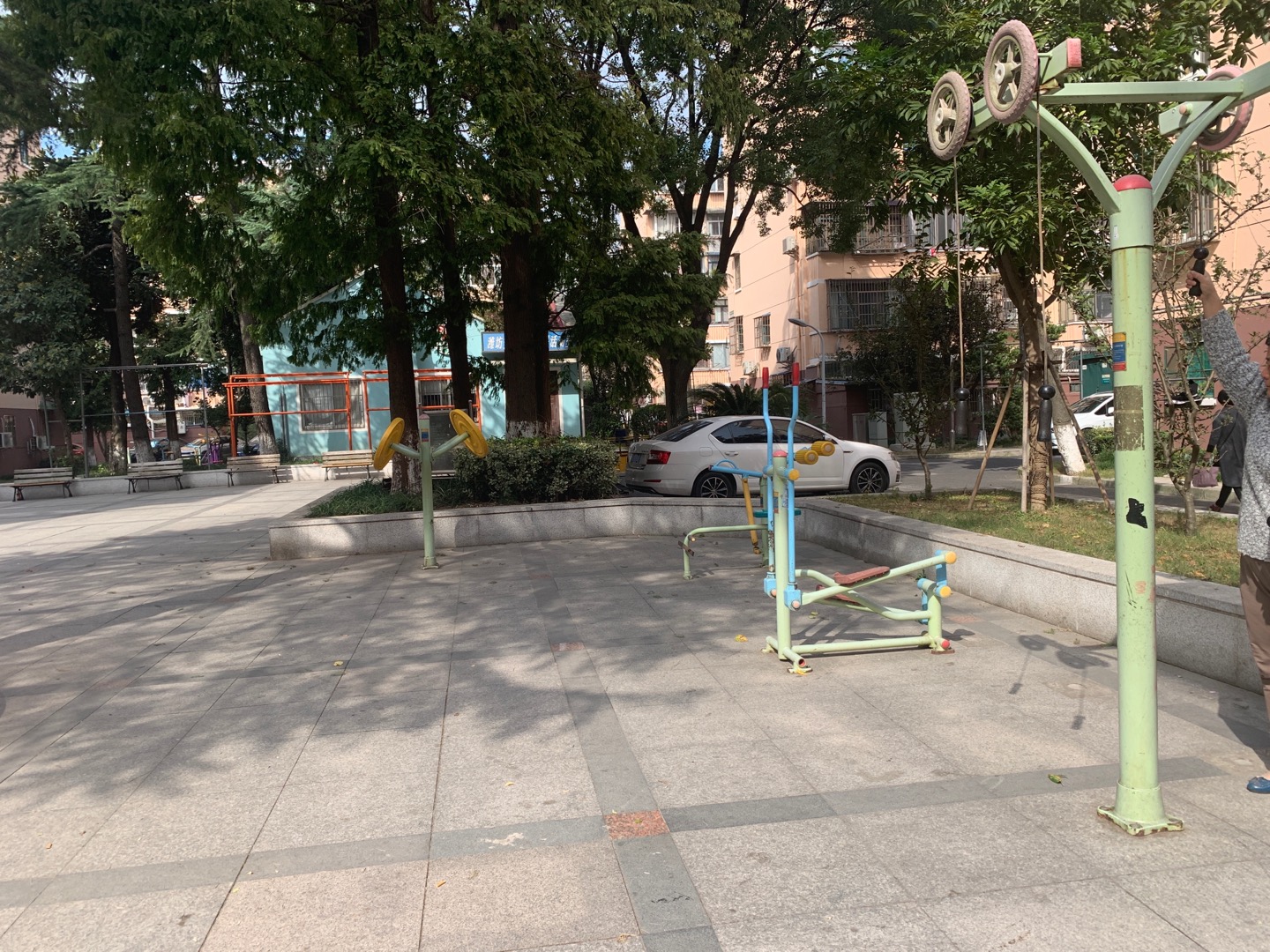 潍坊五村居委健身点1