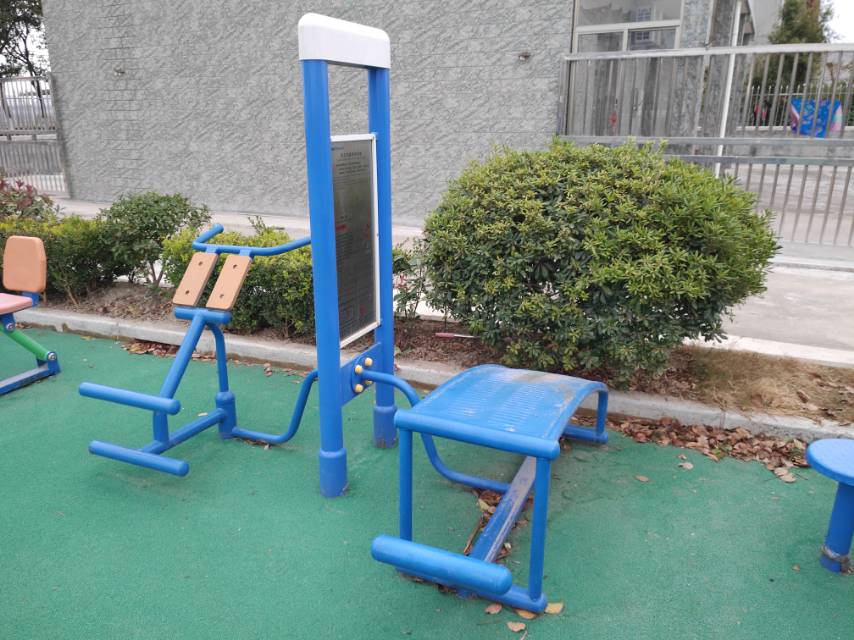 双立柱腹背训练器