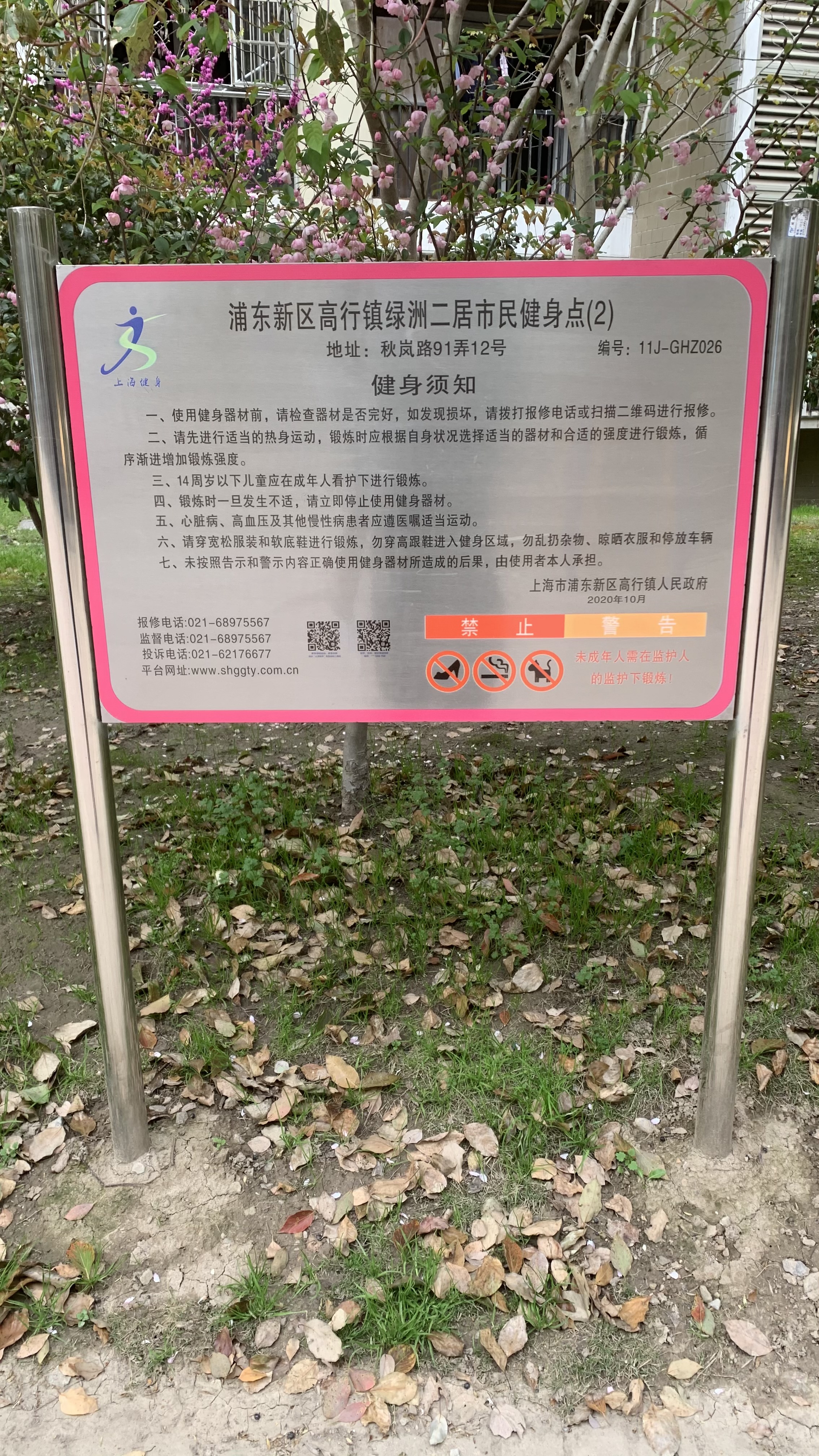 高行镇绿洲二居健身苑点2